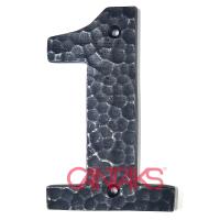 Dövme Kapı Numarası, 100 mm (1'den 9'a) - Pirinç, Vintage, Retro, Rustik ve Antik Tasarım Rakamlar